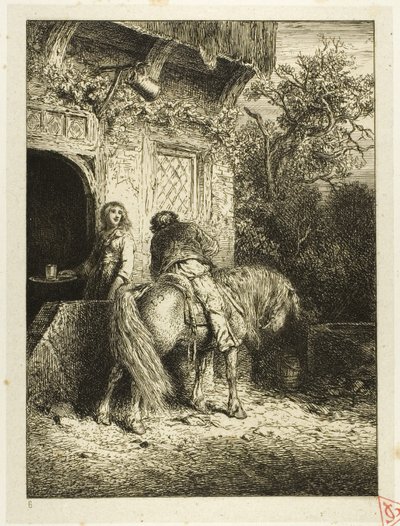 Il cavaliere da Charles Emile Jacque