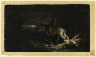 Il cavaliere da Charles Emile Jacque