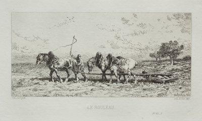 Il rullo da Charles Emile Jacque