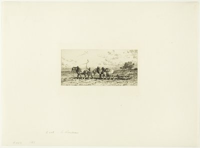 Il rullo da Charles Emile Jacque