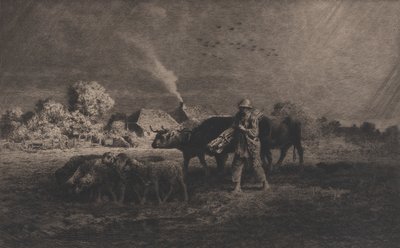 La tempesta, 1865 da Charles Emile Jacque