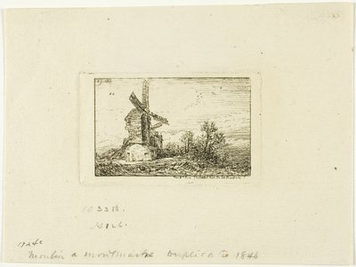 Mulino a vento da Charles Emile Jacque