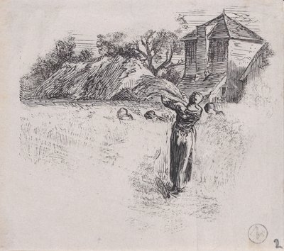 Donna che porta un fascio, ca. 1853 da Charles Emile Jacque