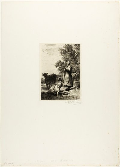 Giovani mandriani da Charles Emile Jacque