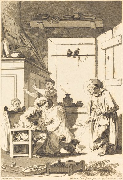 Belphegor da Charles Emmanuel Patas and Antoine Jean Duclos after Jean Honoré Fragonard