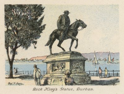 Sudafrica: Statua di Dick King, Durban da Charles Ernest Peers