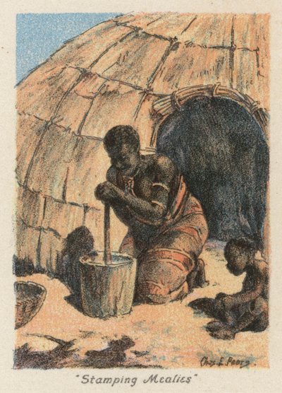 Sudafrica: "Pestare il mais" da Charles Ernest Peers