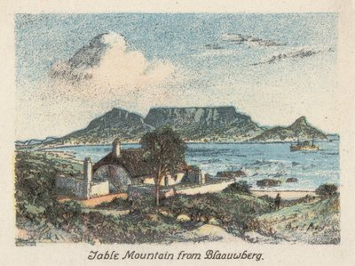 Sudafrica: Table Mountain da Blaauwberg da Charles Ernest Peers