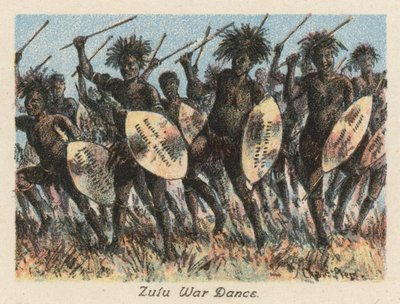Sud Africa: Danza di guerra Zulu da Charles Ernest Peers