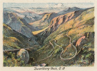 Sudafrica: Passo Zwartberg, CP da Charles Ernest Peers