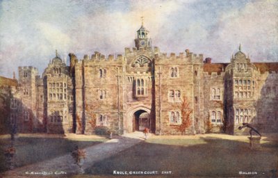 Knole House: Green Court, Est da Charles Essenhigh Corke
