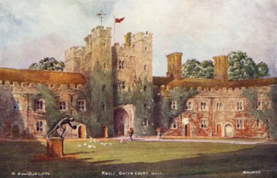 Knole House: Corte verde, ovest da Charles Essenhigh Corke