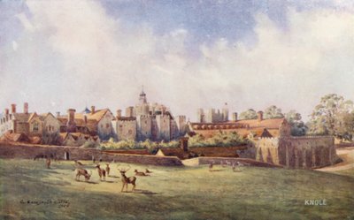 Knole House: Fronte nord-est da Charles Essenhigh Corke