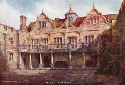 Knole House: Stone Court da Charles Essenhigh Corke