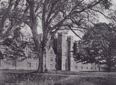 Knole, Facciata Ovest da Charles Essenhigh Corke