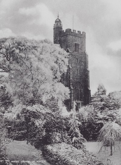 Sevenoaks: Chiesa parrocchiale in inverno da Charles Essenhigh Corke
