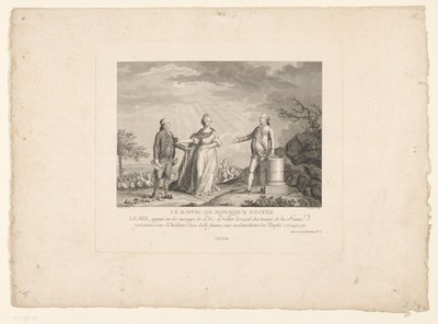 Ritorno di Jacques Necker, 1788 da Charles Etienne Gaucher