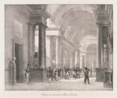 Entrata a Berlino, inizio XIX secolo da Charles Etienne Pierre Motte