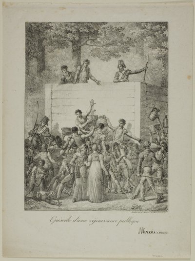 Gioire in pubblico da Charles Etienne Pierre Motte