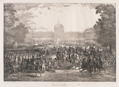 Rassegna delle Tuileries, inizio XIX secolo da Charles Etienne Pierre Motte