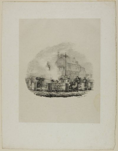 Scena drammatica sconosciuta da Charles Etienne Pierre Motte