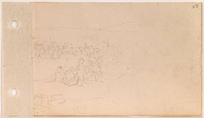 Riunione della Banda di Pahtanka (Testa Grande) sulla Riva da Charles Ferdinand Wimar