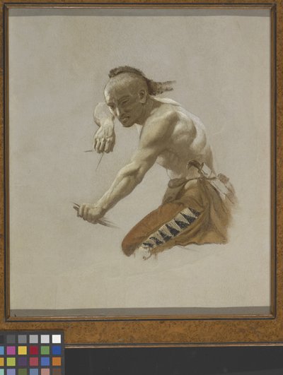 Studio per indiano nella caccia al bufalo degli indiani da Charles Ferdinand Wimar