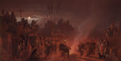 La danza del bufalo da Charles Ferdinand Wimar
