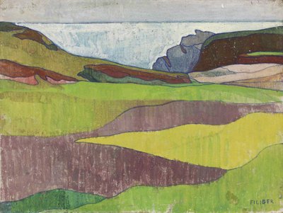 Paesaggio roccioso, Le Pouldu da Charles Filiger