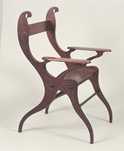 Poltrona o sedia cigno progettata da C.F.A. Voysey da Charles Francis Annesley Voysey