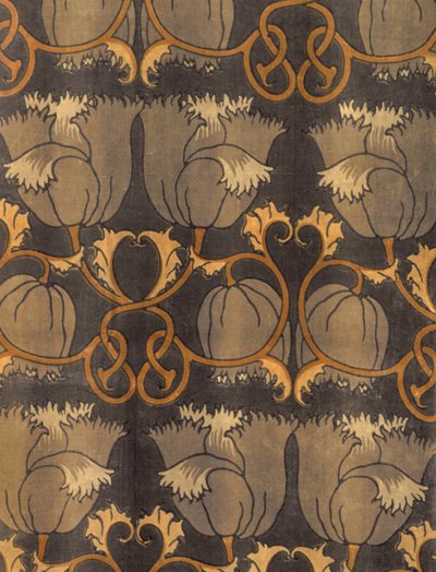 Papaveri, prodotto da G.P. & J Baker, c.1888 (dettaglio) da Charles Francis Annesley Voysey