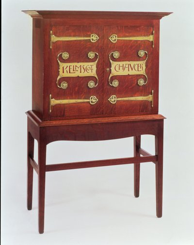 Il mobile Kelmscott Chaucer, progettato da C.F.A. Voysey (1857-1941) e realizzato da F. Coote, 1899 da Charles Francis Annesley Voysey