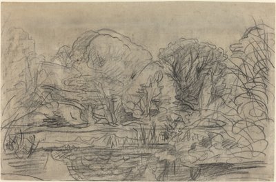 Uno stagno nel bosco da Charles Francois Daubigny