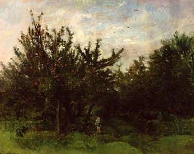 Un frutteto di mele da Charles Francois Daubigny