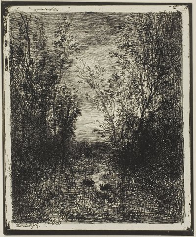 Ruscello nella Radura da Charles Francois Daubigny