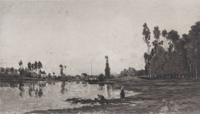 Lungo il fiume, 1865 da Charles Francois Daubigny