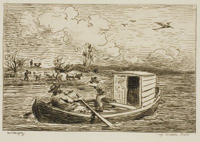 Parola di Cambronne da Charles Francois Daubigny