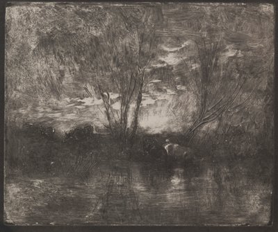 Mucche a un abbeveratoio da Charles Francois Daubigny