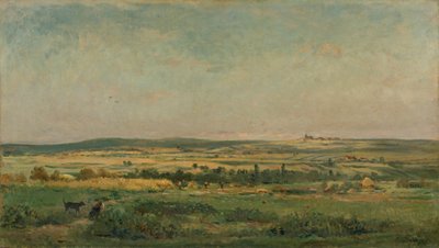 Raccolta del grano da Charles Francois Daubigny