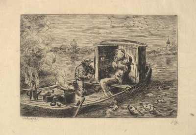 Divorando un Pasto da Charles Francois Daubigny
