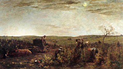 Raccolto in Borgogna da Charles Francois Daubigny