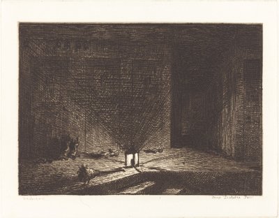 Interno di una locanda da Charles Francois Daubigny