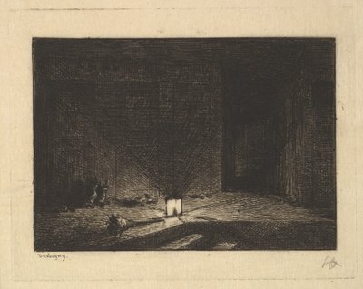 Interno di una locanda, 1861-62 da Charles Francois Daubigny