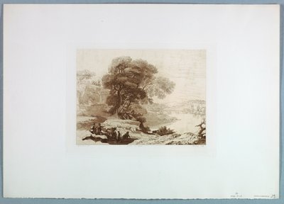Paesaggio (dopo Claude Lorrain) da Charles Francois Daubigny