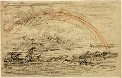 Paesaggio con arcobaleno da Charles Francois Daubigny