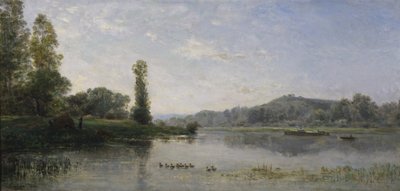 Paesaggio con un fiume da Charles Francois Daubigny