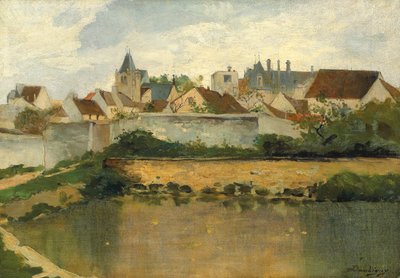 Il Villaggio, Auvers-sur-Oise da Charles Francois Daubigny