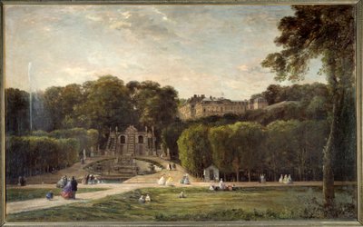 Il parco di Saint Cloud da Charles Francois Daubigny