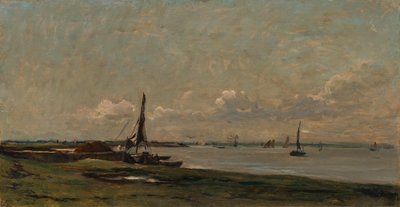 Foce del Tamigi da Charles Francois Daubigny