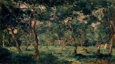 Uliveto, primi anni 1870 da Charles Francois Daubigny